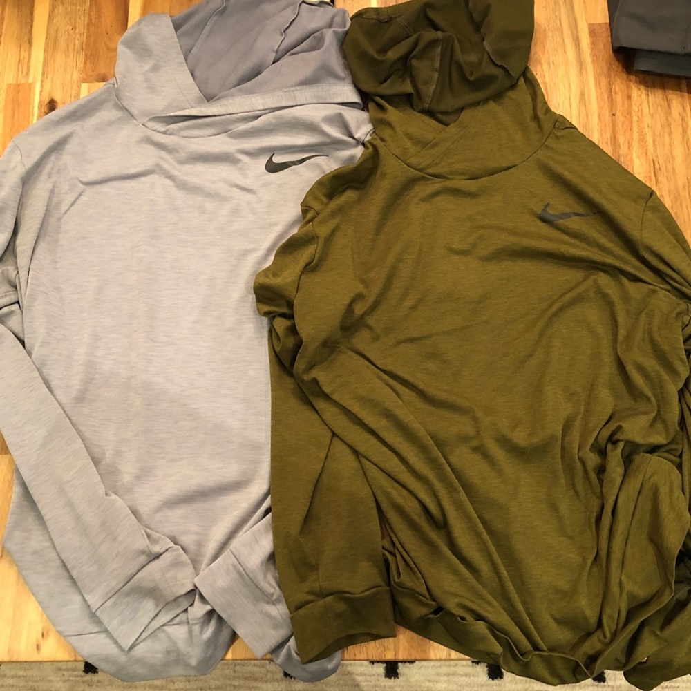 Nike long sleeve hoodies (light)